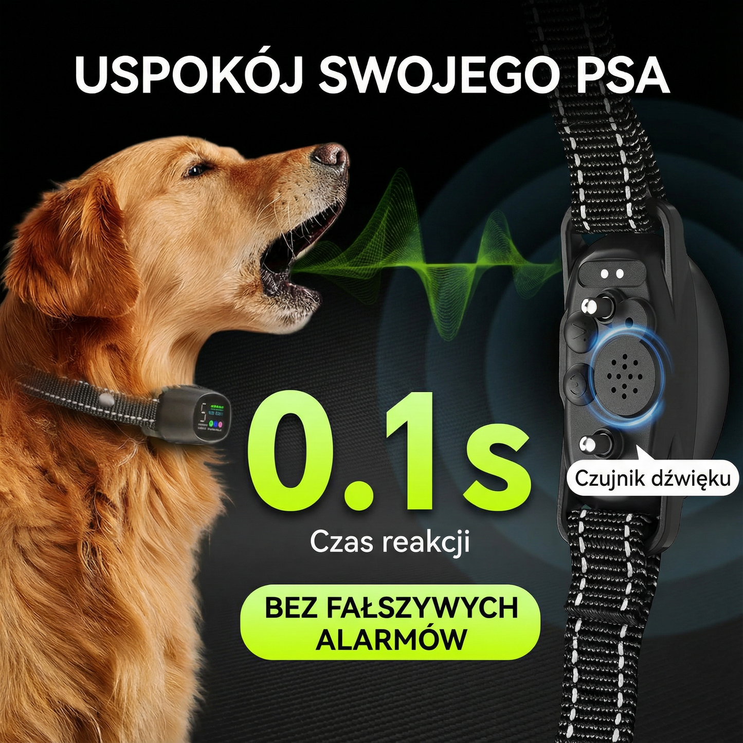 OBROŻA ANTYSZCZEKOWA TRENINGOWA DLA PSA